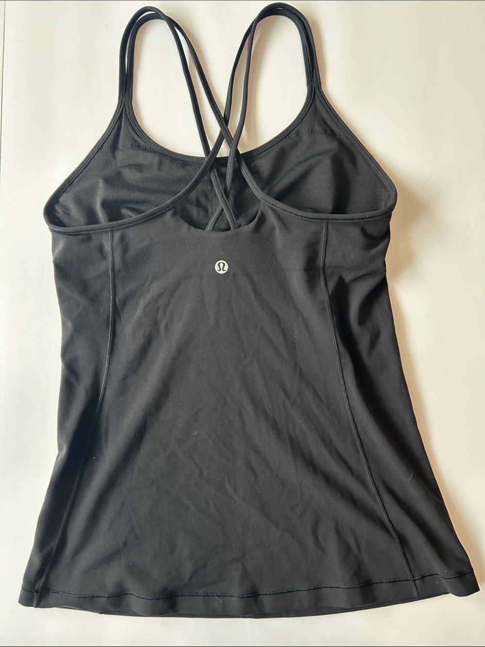 lululemon athletica Black Strappy Cross-Back Tank Top - Picture 2 of 4